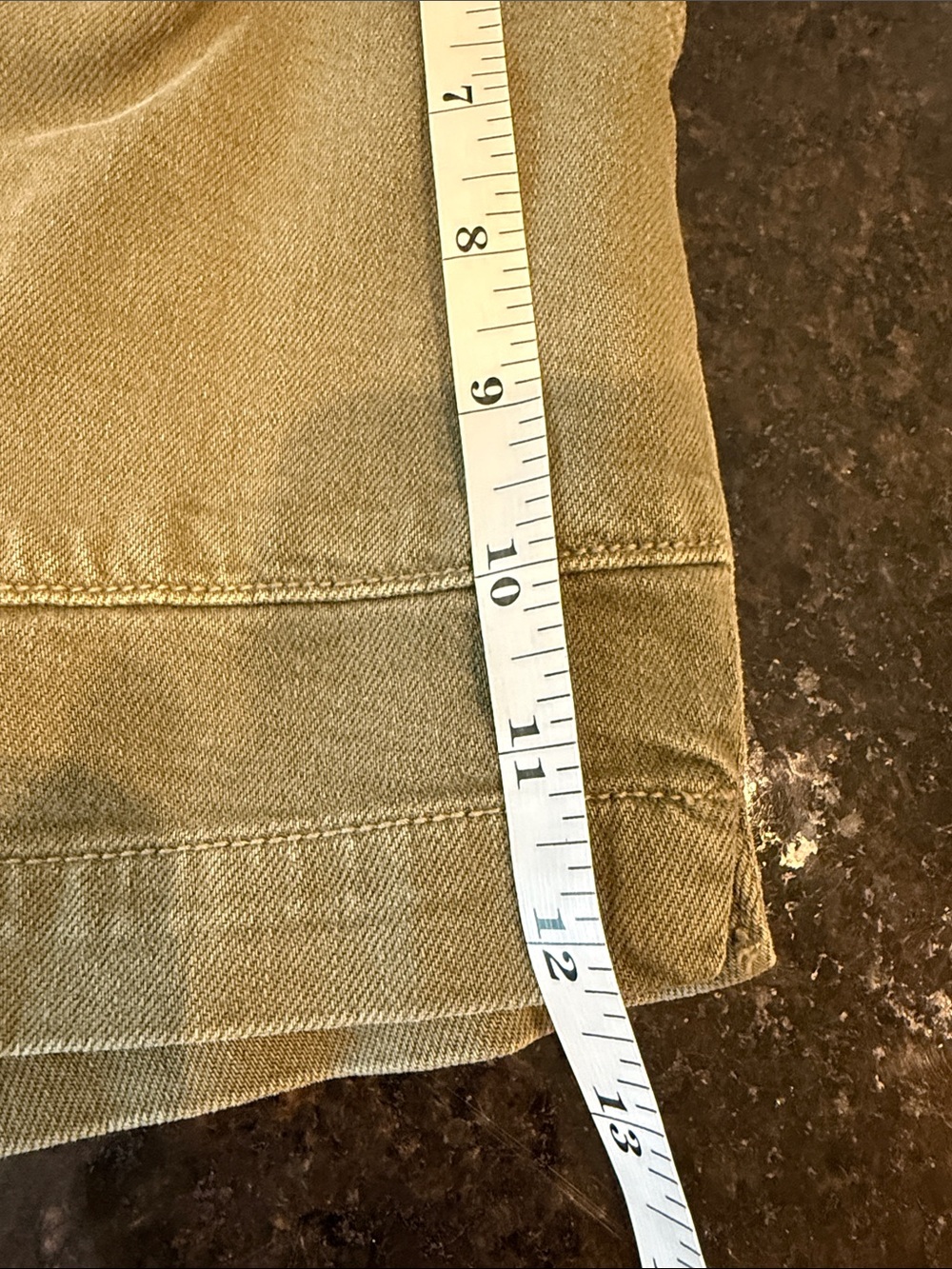 NWT American Eagle Olive Super High Rise Mom Shorts W Button Fly Size 2 - Picture 9 of 11